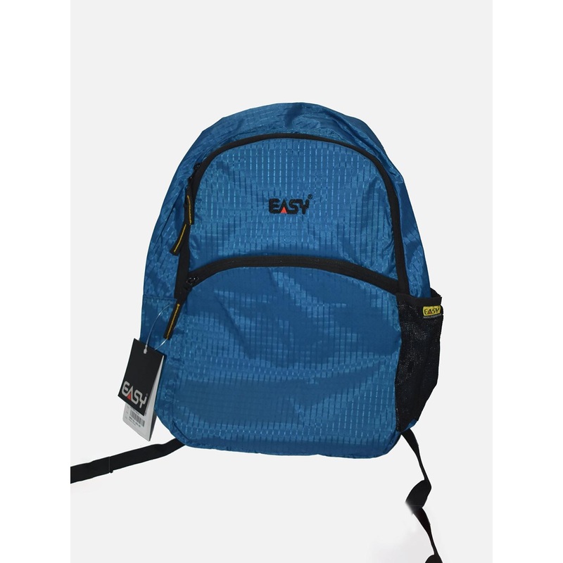 EASY Unisex Blue & Black Backpack