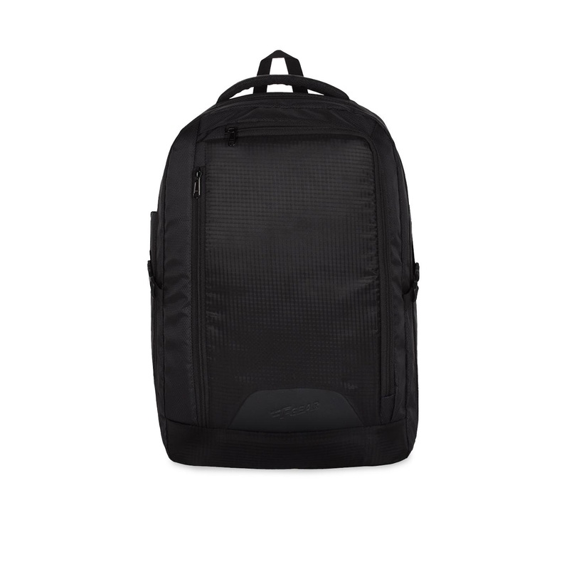 F Gear Unisex Black Solid Laptop Backpack