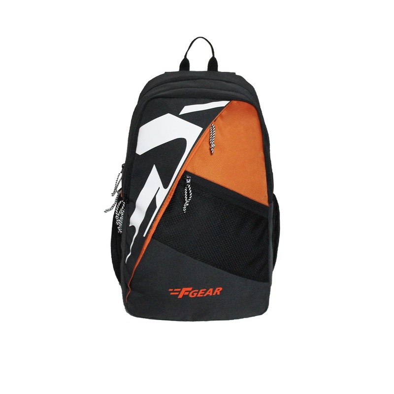 F Gear Unisex Grey & Brown Backpack