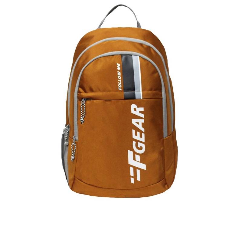 F Gear Unisex Mustard & Grey Backpack