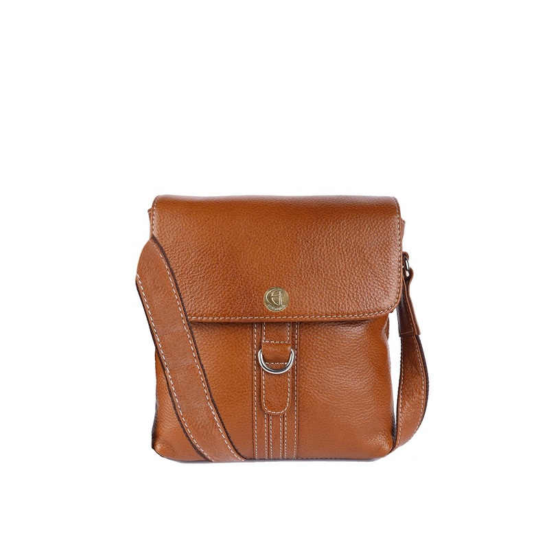 HiLEDER Pure Leather Textured Messenger Bag