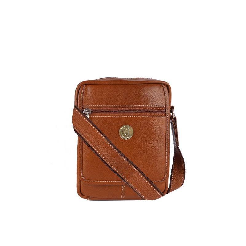 HiLEDER Unisex  Pure Leather Messenger Bag