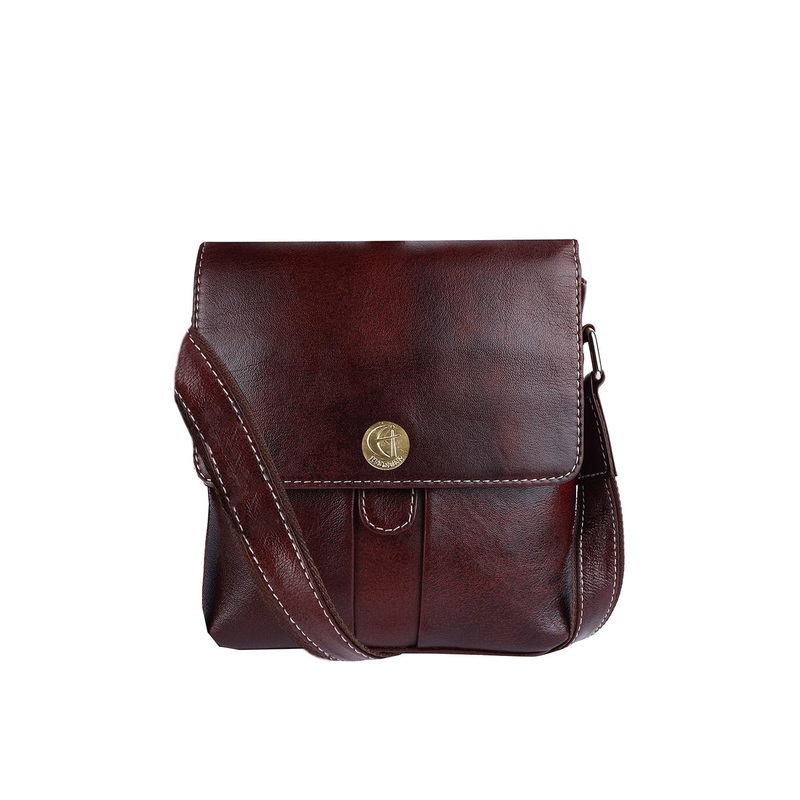 HiLEDER Unisex Pure Leather Sling Bag