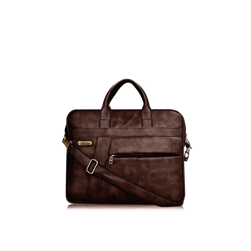 LOREM Unisex Maroon Textured Messenger Bag