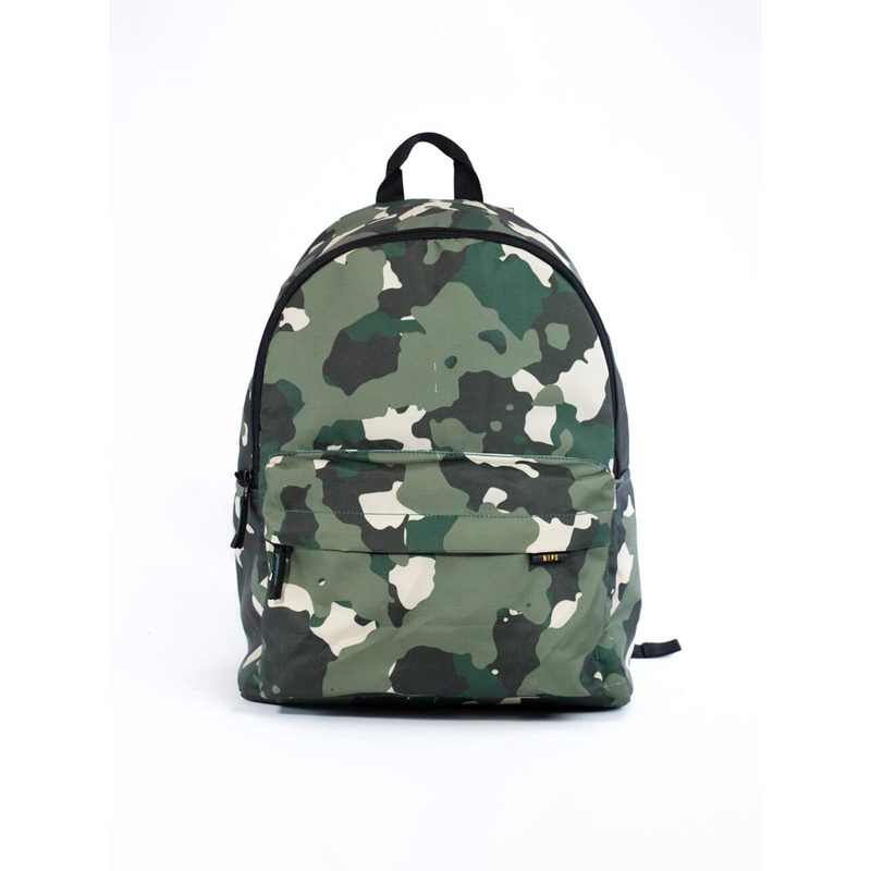QIPS Green Camouflage Printed Backpack