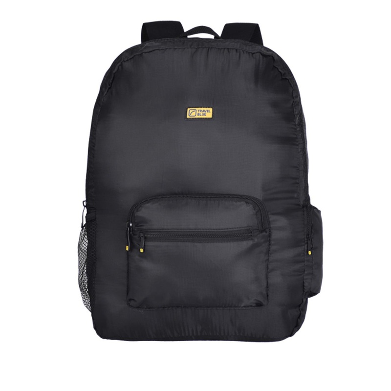 Travel Blue Black Oversized Structured Shoulder  Handbag