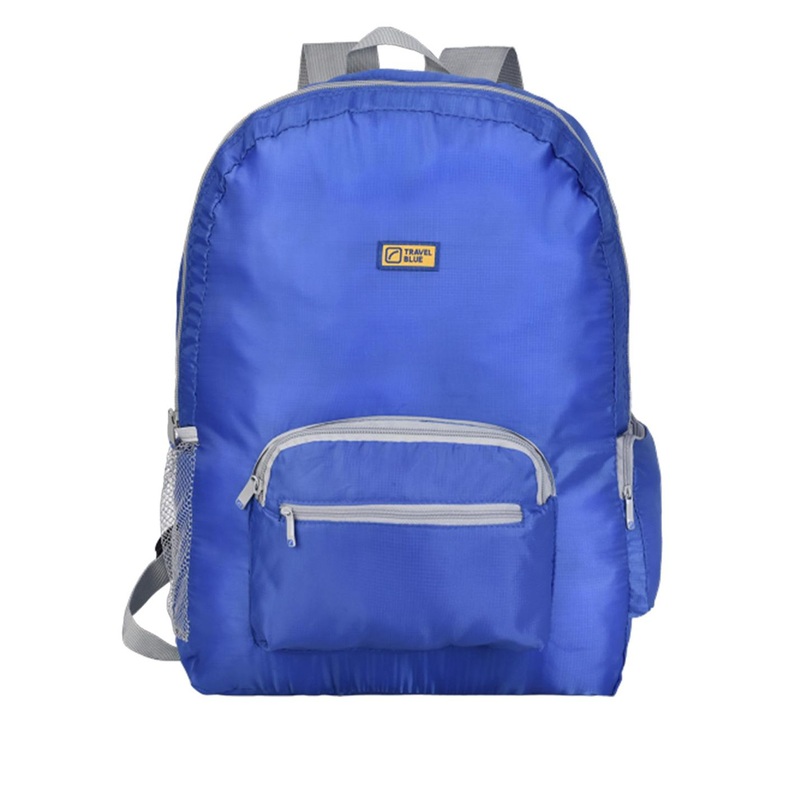 Travel Blue Oversized Structured Handheld Bag