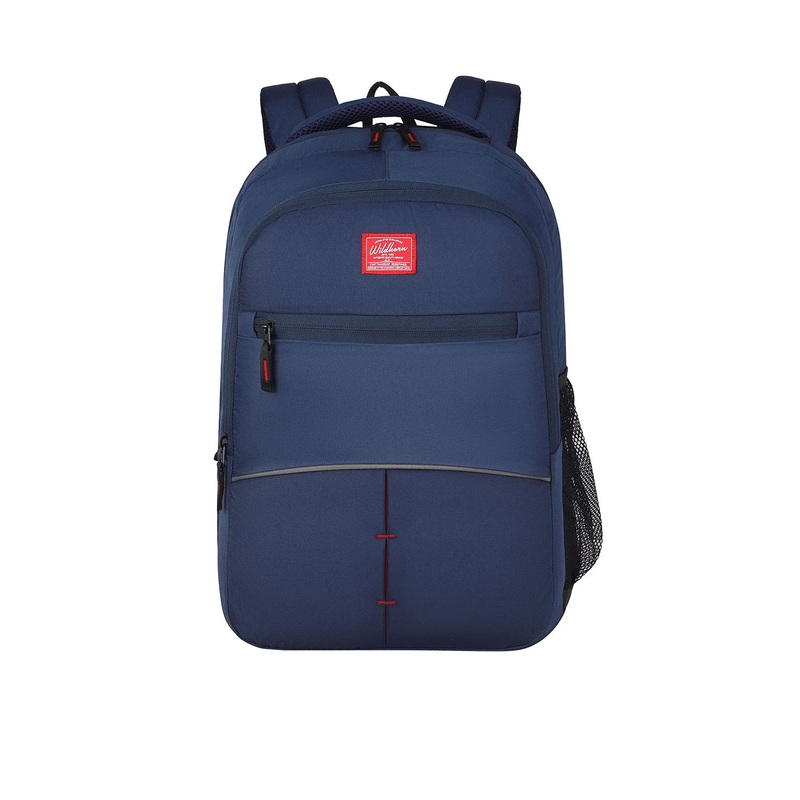 WildHorn Unisex Navy Blue Backpack with Compression Straps