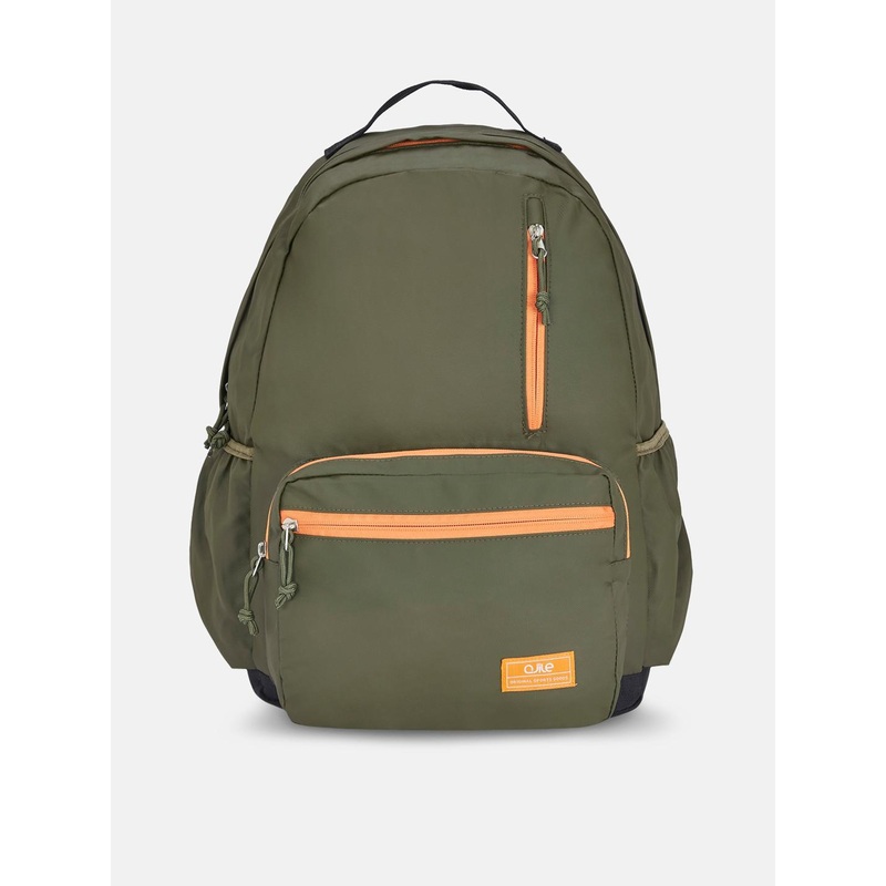 Ajile by Pantaloons Olive Green Structured Backpack