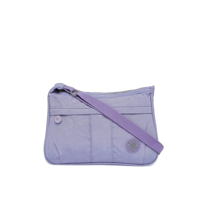 BAOMI Lavender Structured Sling Bag