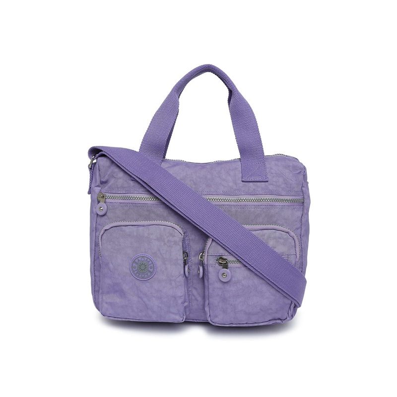 BAOMI Lavender Textured Shopper Handheld Bag