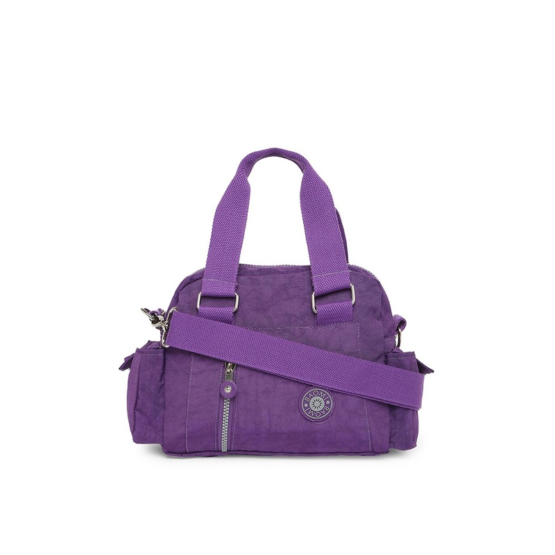 BAOMI Purple Structured Handheld Bag