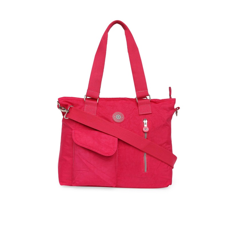 BAOMI Red Shopper Shoulder Bag