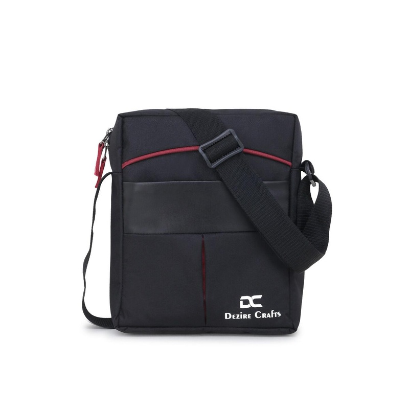 Dezire Crafts Black Cross Body Messenger Bag