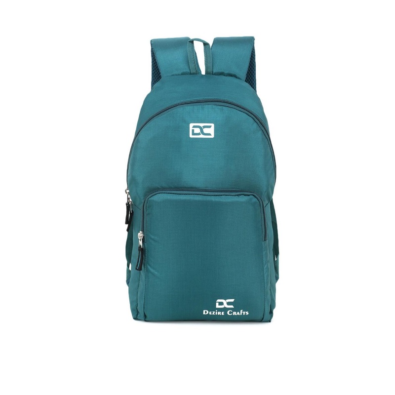 Dezire Crafts Sea Green Solid Multipurpose Backpack