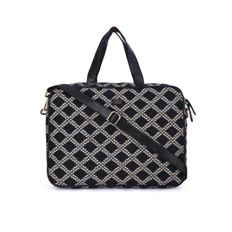 K London Checked Messenger Bag