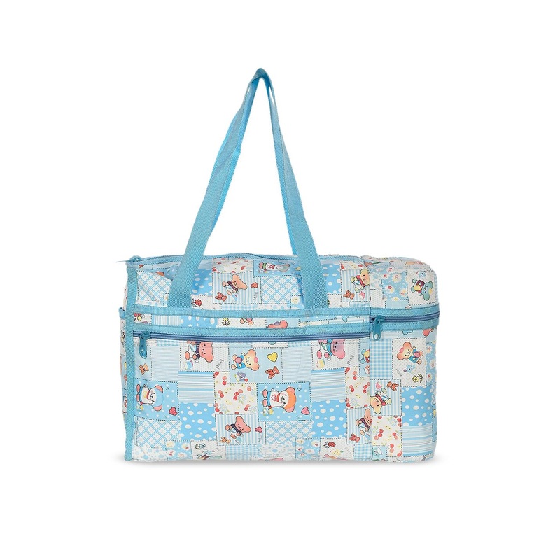 Kuber Industries Blue Printed Structured Shoulder Bag