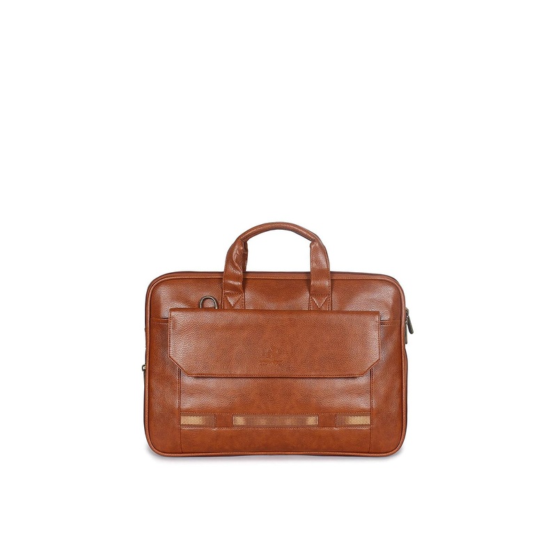 THE CLOWNFISH Triton Unisex Tan Messenger Bag