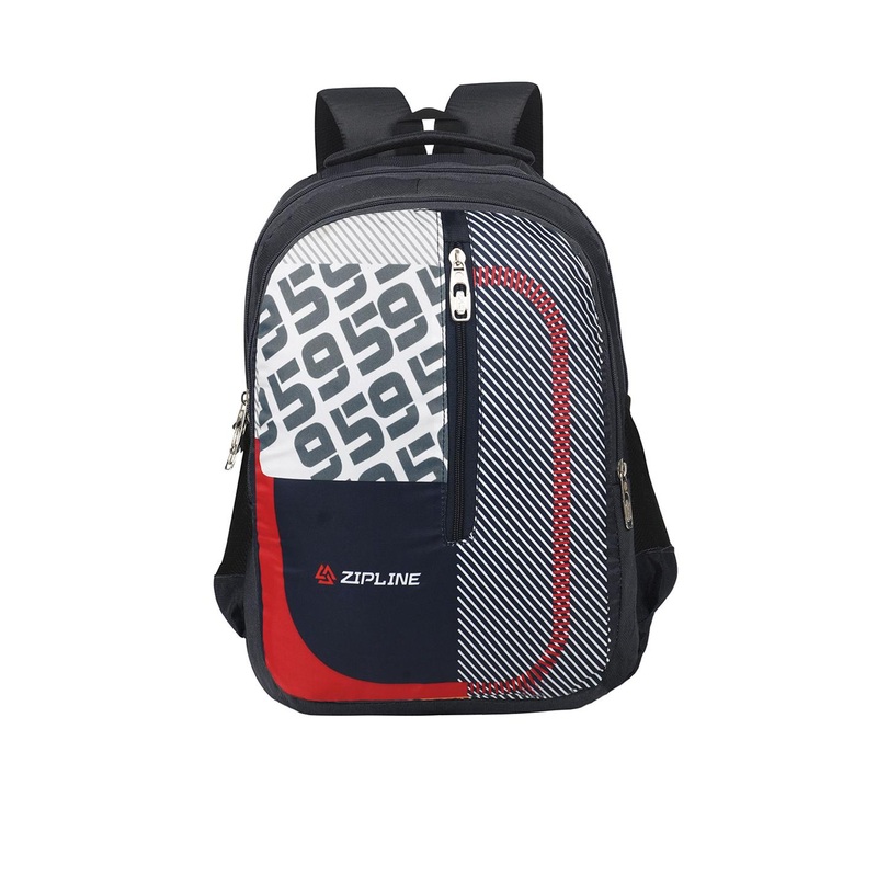 ZIPLINE Unisex Graphic Backpack with Compression Straps