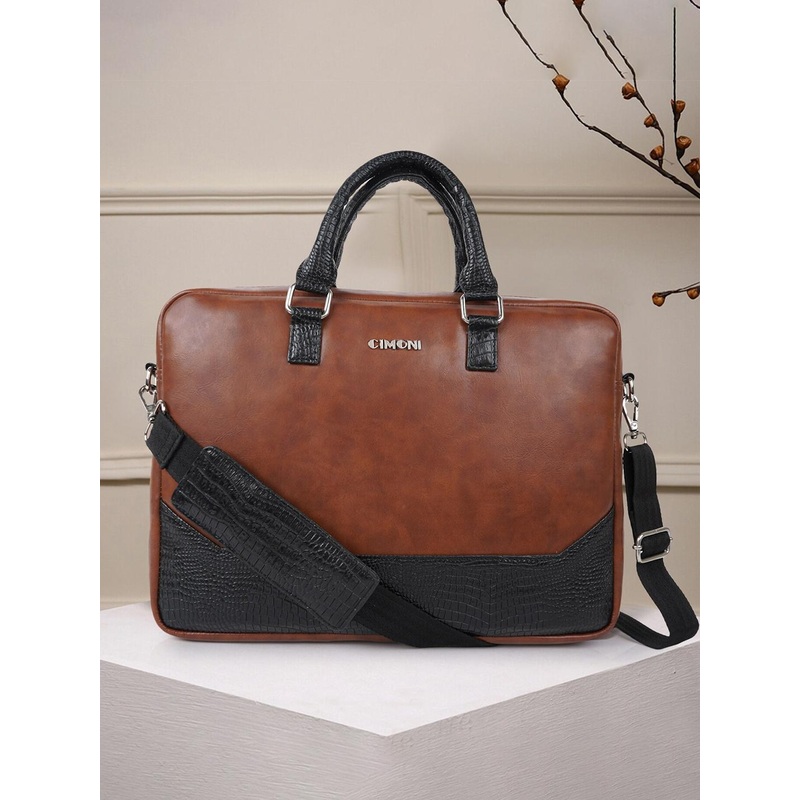 CIMONI Unisex Colourblocked Messenger Bag