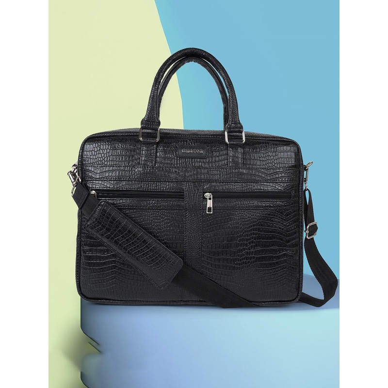 CIMONI Unisex Textured Messenger Bag