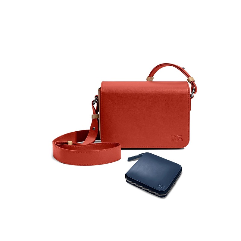 DailyObjects Structured Sling Bag & Zip Wallet