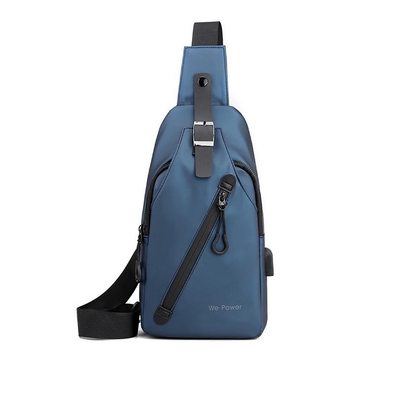 Diva Dale Unisex Crossbody Backpack With USB Slot