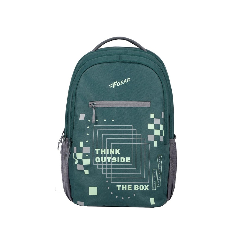 F Gear Unisex Geometric Printed Padded Backpack