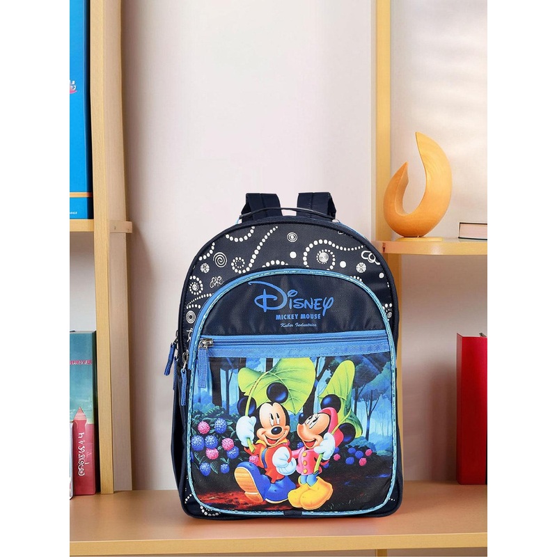 Kuber Industries Kids Mickey Minnie Mouse Printed Backpack