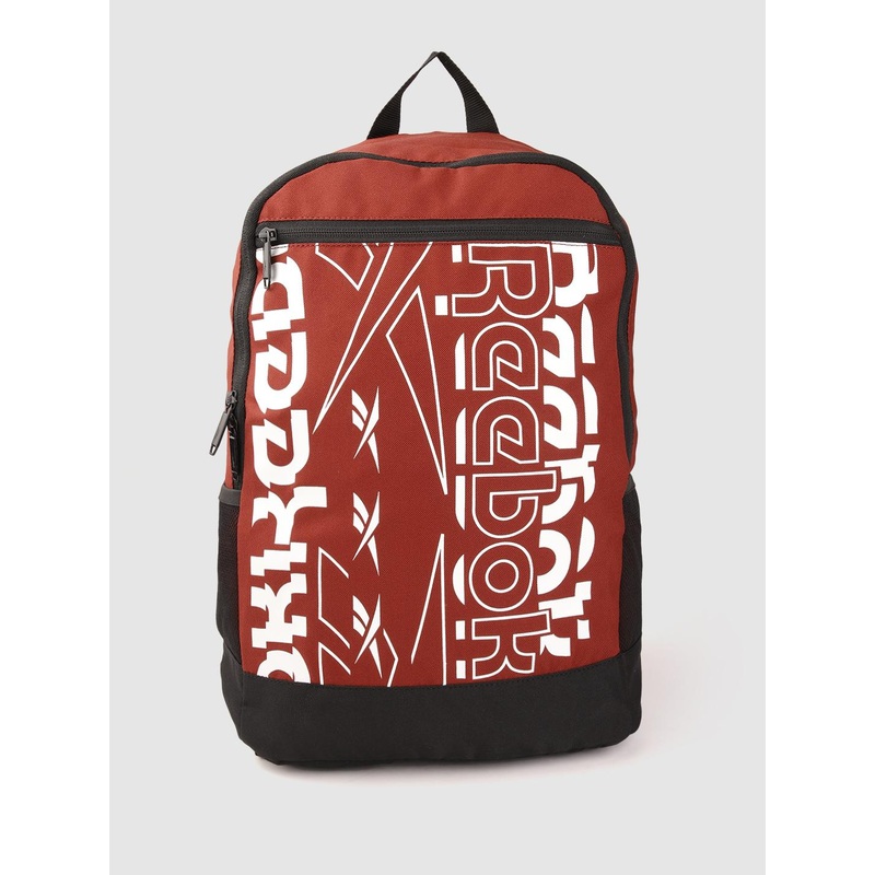 Reebok Unisex Maroon & White Brand Logo Create BP Backpack – 19 Ltr