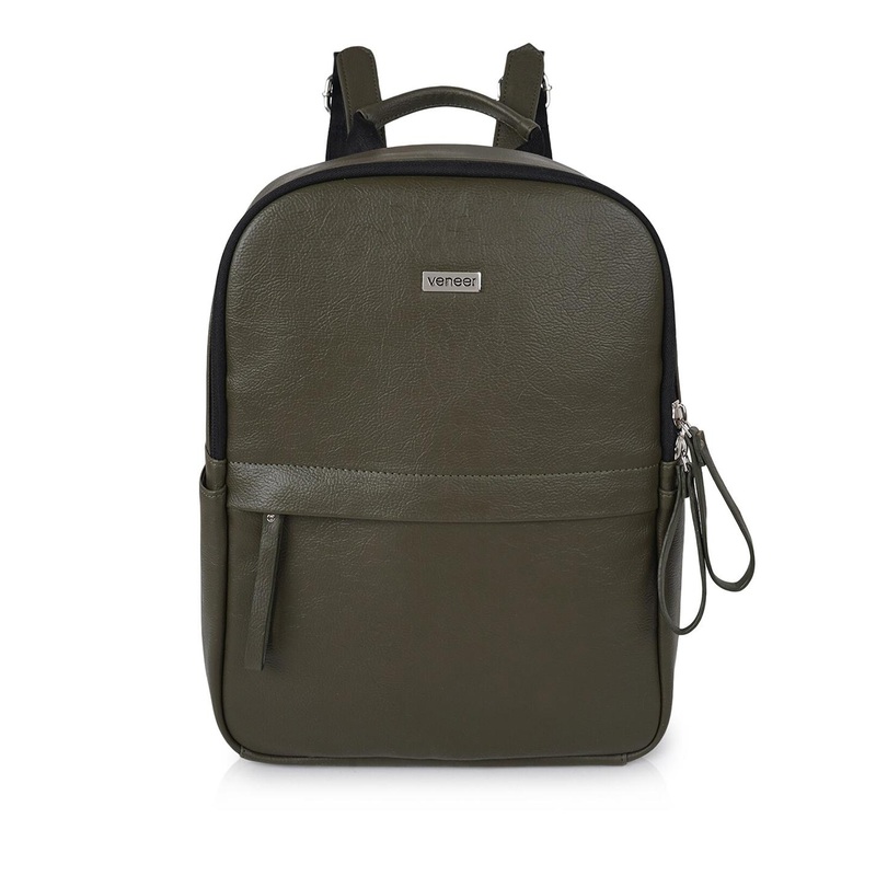 Veneer Unisex Textured Backpack