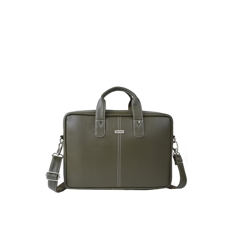 Veneer Vegan Leather Laptop Messenger Bag