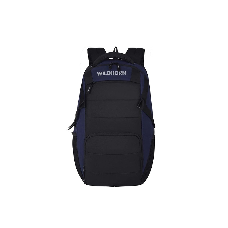 WildHorn Typography Laptop Backpack With Compression Straps