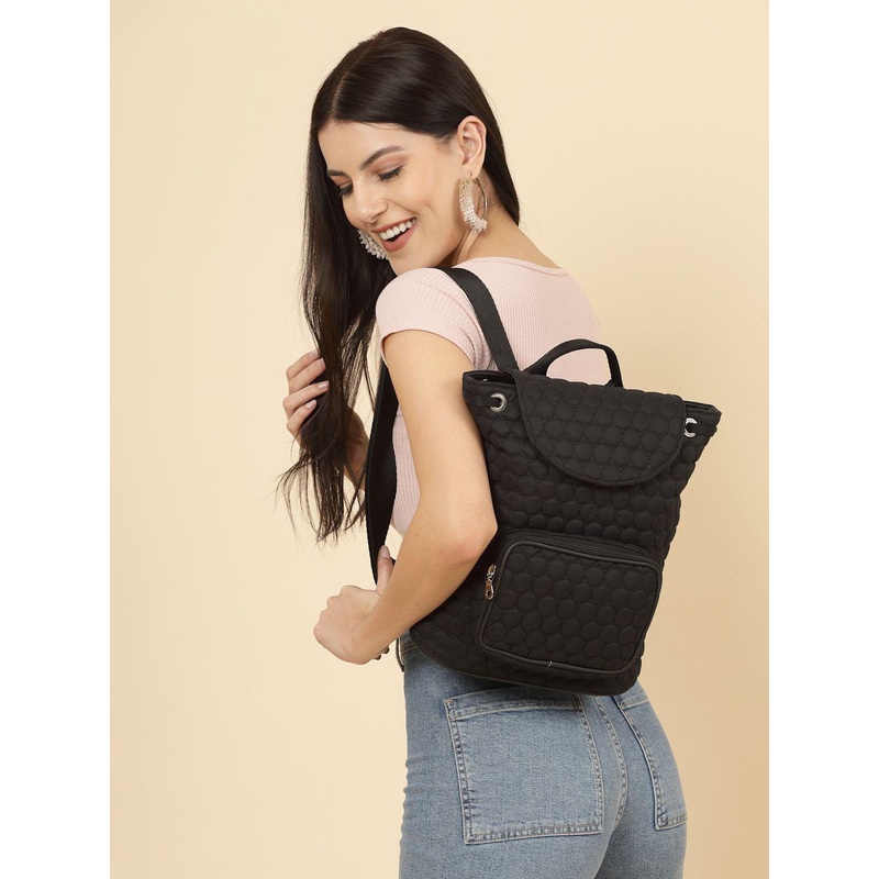 Anekaant Unisex Textured Non-Padded Backpack