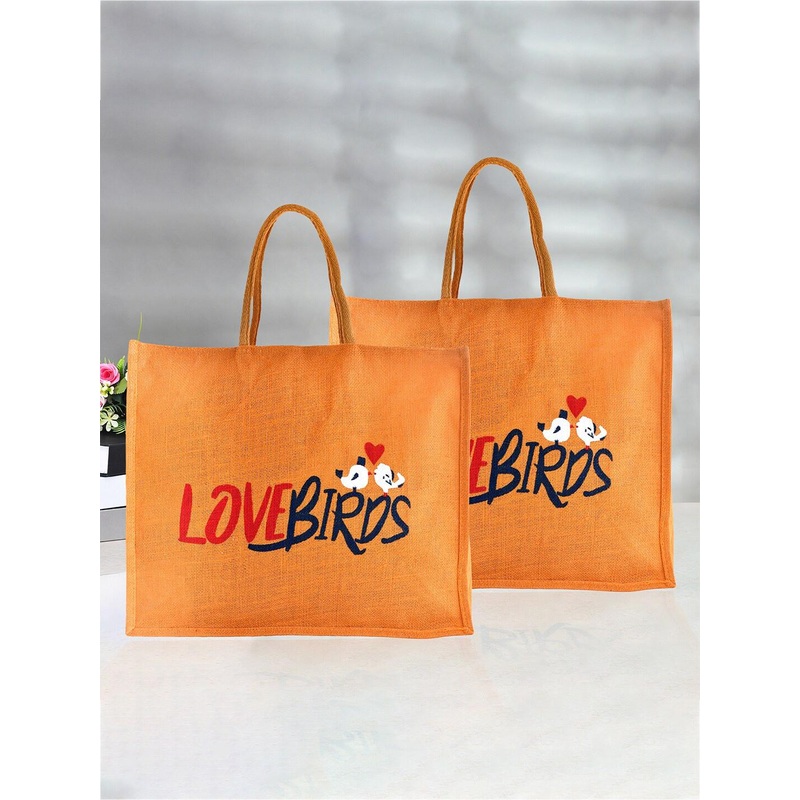 Kuber Industries Set Of 2 Printed Shopping Bag