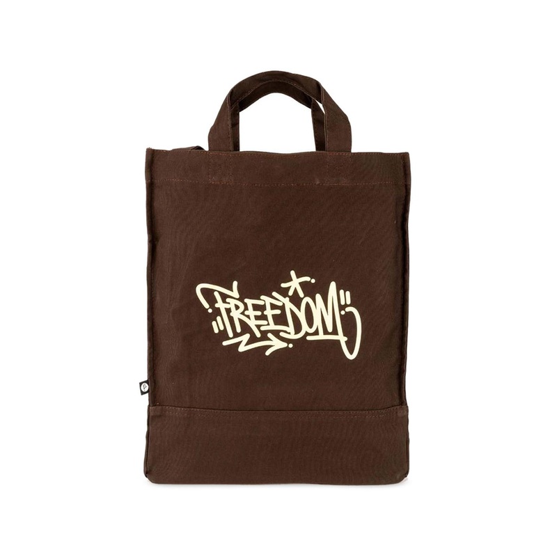 Primegear Typography Printed Canvas Structured Tote Bag