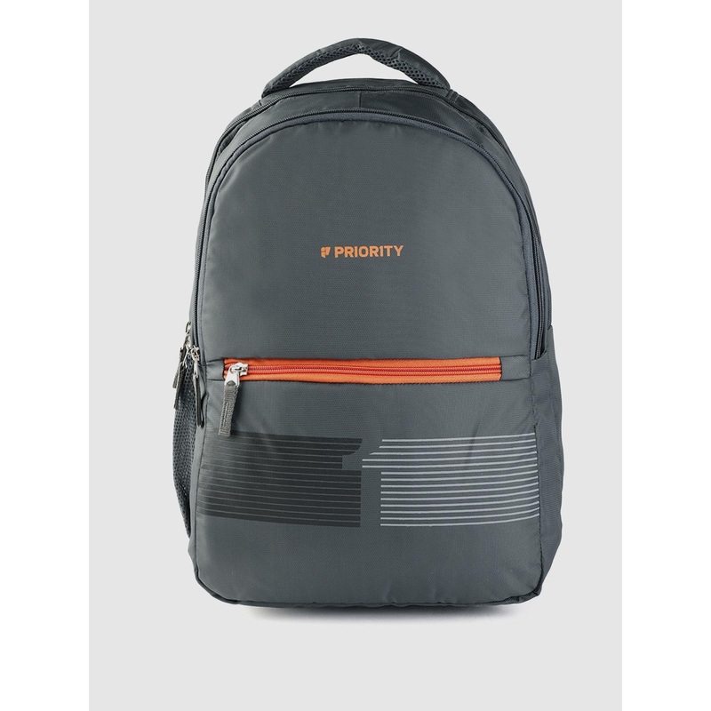 Priority Unisex Brand Logo Print Detail Backpack 31 L