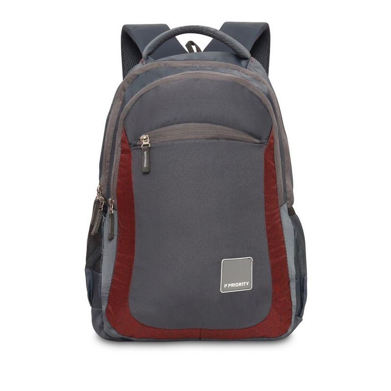 Priority Unisex Colourblocked Backpack