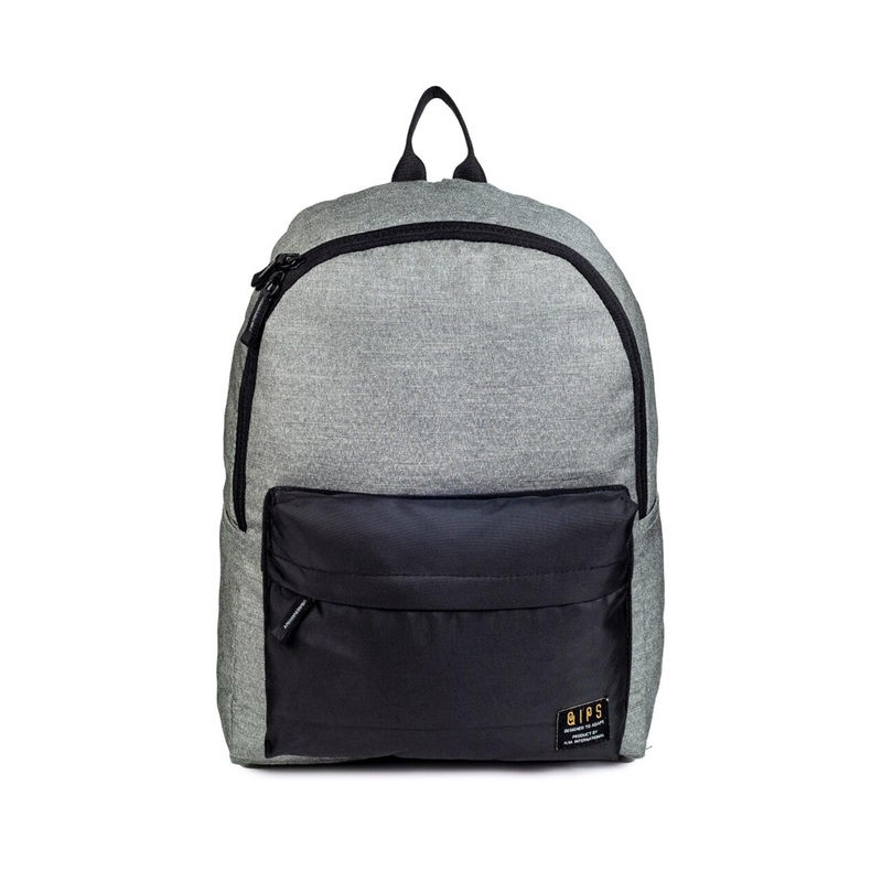 QIPS Unisex 15 Inch Contrast Detail Large Backpack