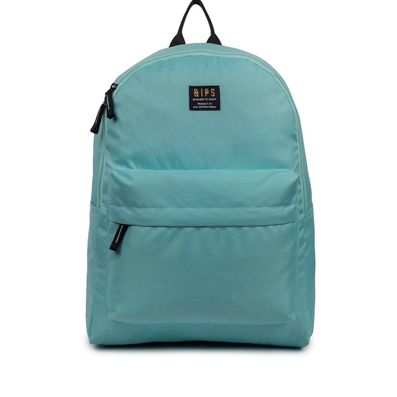 QIPS Unisex Brand Logo Backpack
