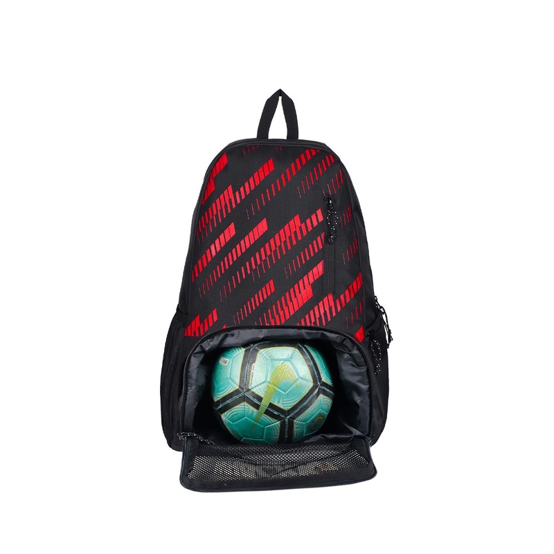 Whackk Unisex Printed Ball Pocket Backpack