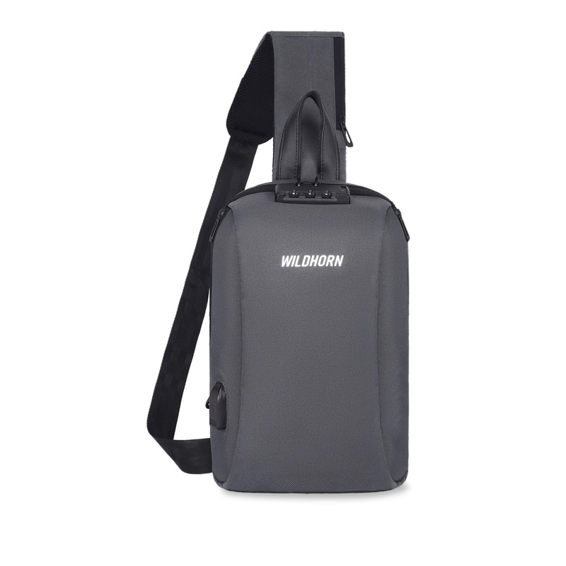 WildHorn Printed Structured Crossbody Bag