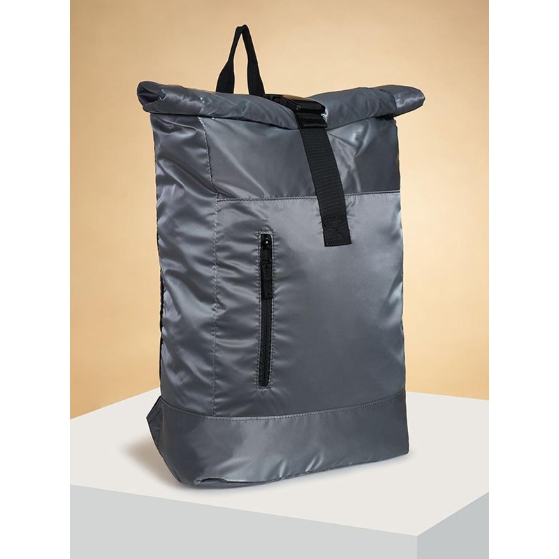 Ajile by Pantaloons Men Grey Backpack with Compression Straps