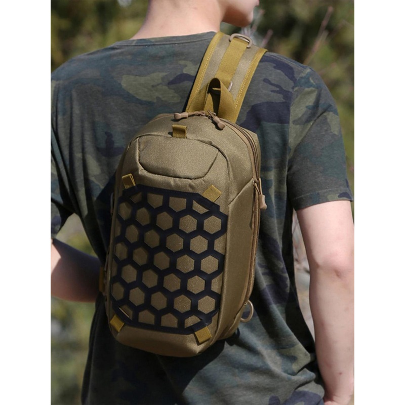 Carry Trip Unisex Geometric Printed Backpack