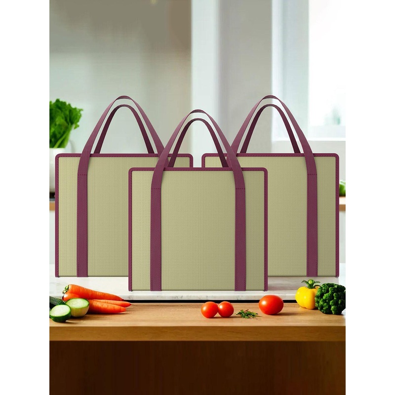 Kuber Industries Set of 3 Shopper Tote Bag