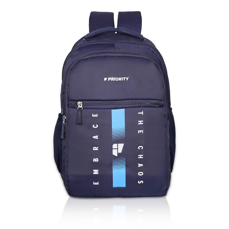 Priority Unisex Brand Logo Printed  Backpack