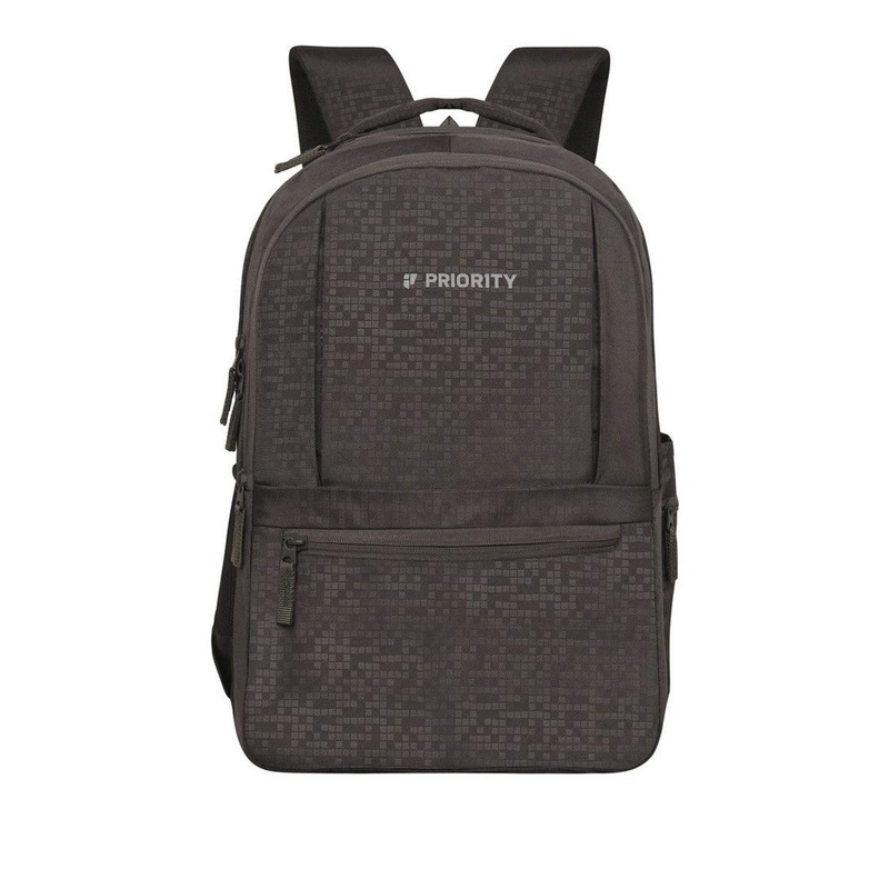 Priority Unisex Brand Logo Printed Sternum Compression Straps Backpack