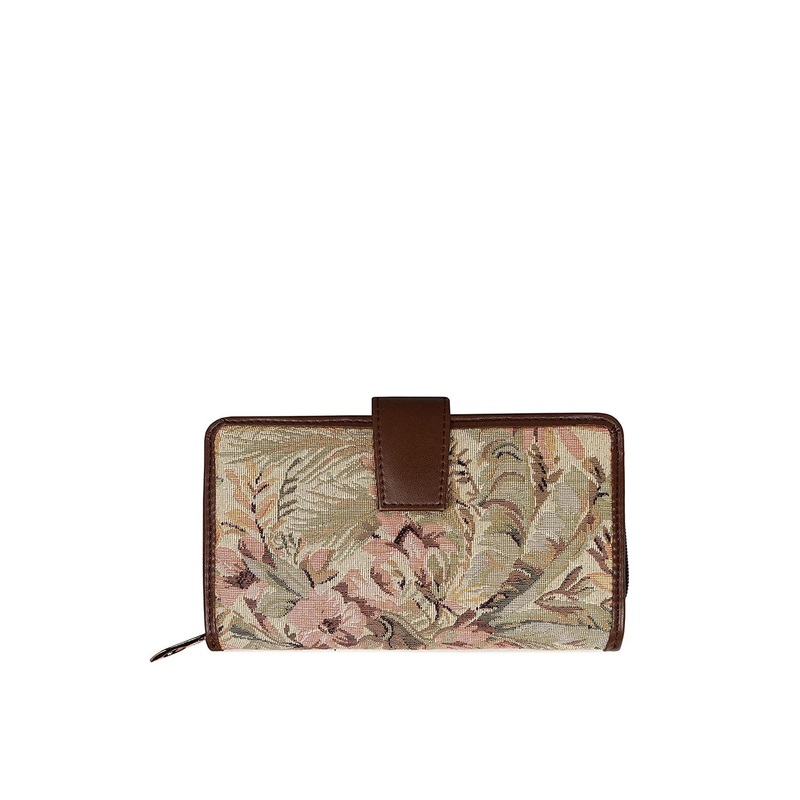 THE CLOWNFISH Floral Printed Structured Handheld Bag