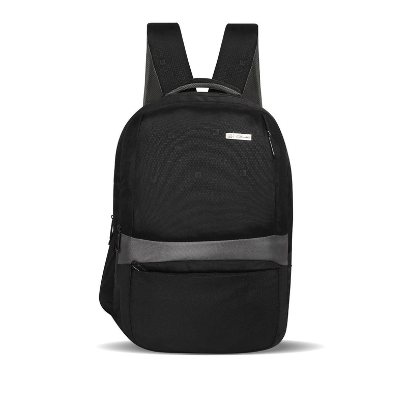 ZIPLINE Unisex Black Backpack