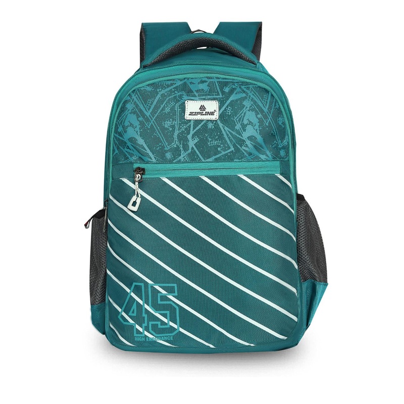 ZIPLINE Unisex Green Backpack